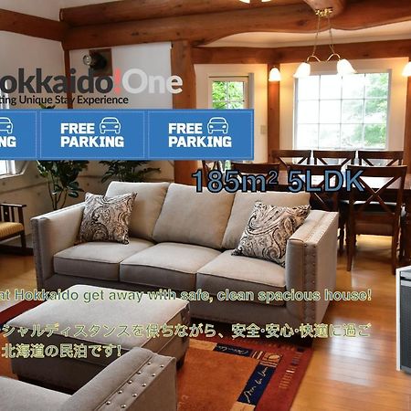 Sapporo Luxury Log House 5Brm Max 18Ppl 4 Free Parking Villa Dış mekan fotoğraf